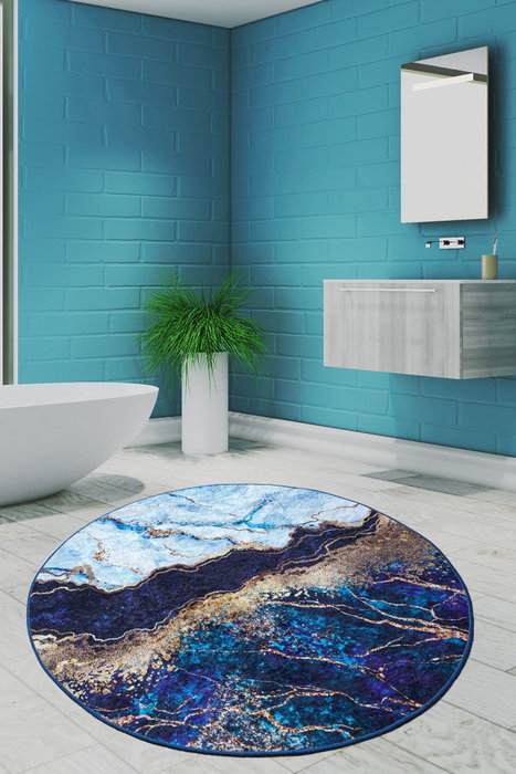 Conceptum Ocean Alfombra Multicolor de 100 cm Conceptum Ocean Alfombra Multicolor de 100 cm
